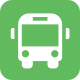 Bus Icon gruen Linie 27